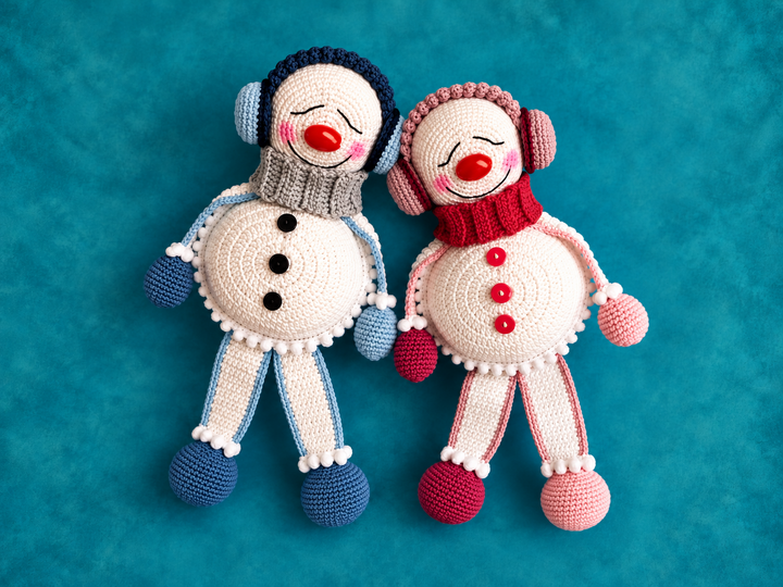 Schneemann Tippi & Tappi – Deutsche Häkelanleitung als PDF