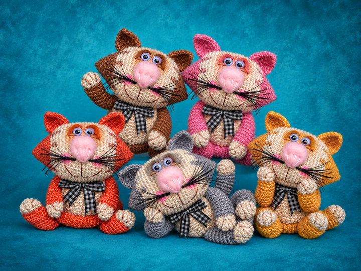Purr the Cat – English Amigurumi Crochet Pattern PDF