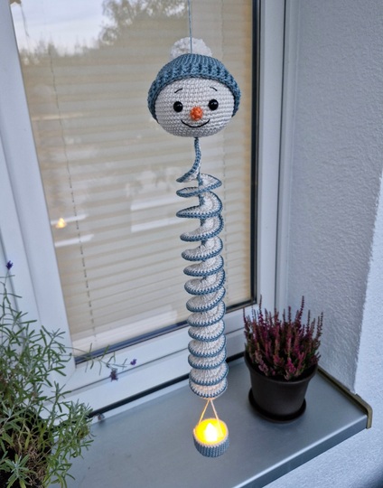 PDF Häkelanleitung Winter Windspiele / Windspinner häkeln