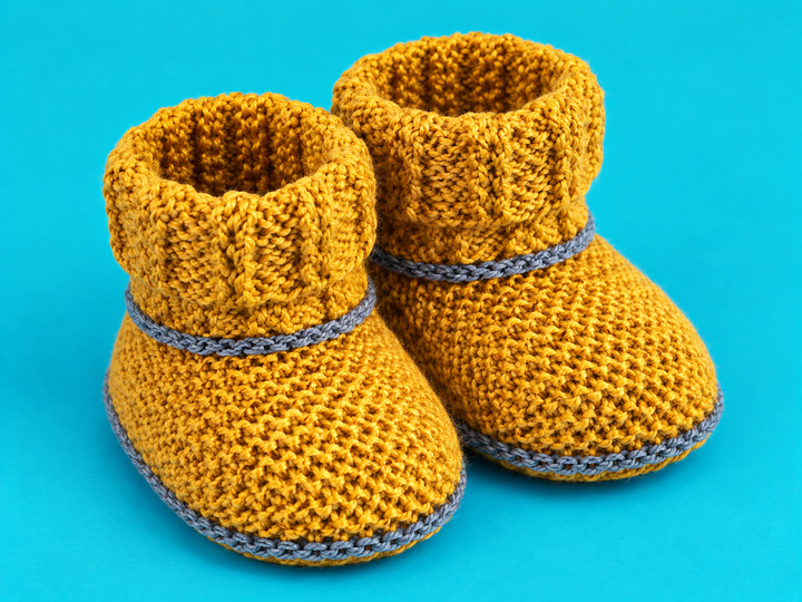 Strickanleitung Babyschuhe PDF