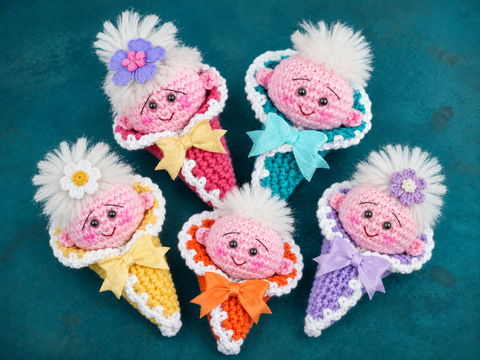 **Cocoon Babies – English Amigurumi Crochet Pattern PDF**