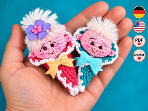 Häkelanleitung Wickel Babys