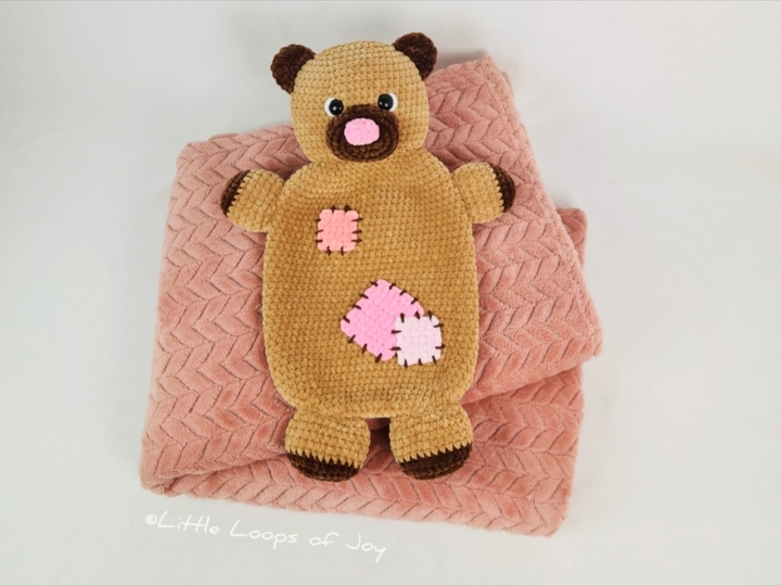 Crochet Pattern Hot Water Bottle Cover Teddy Bear Amigurumi Beginner