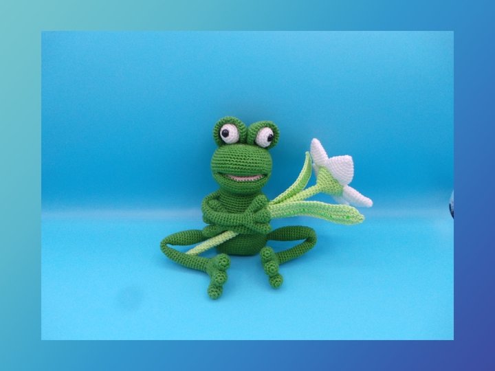 Häkelanleitung Frosch Fridolin