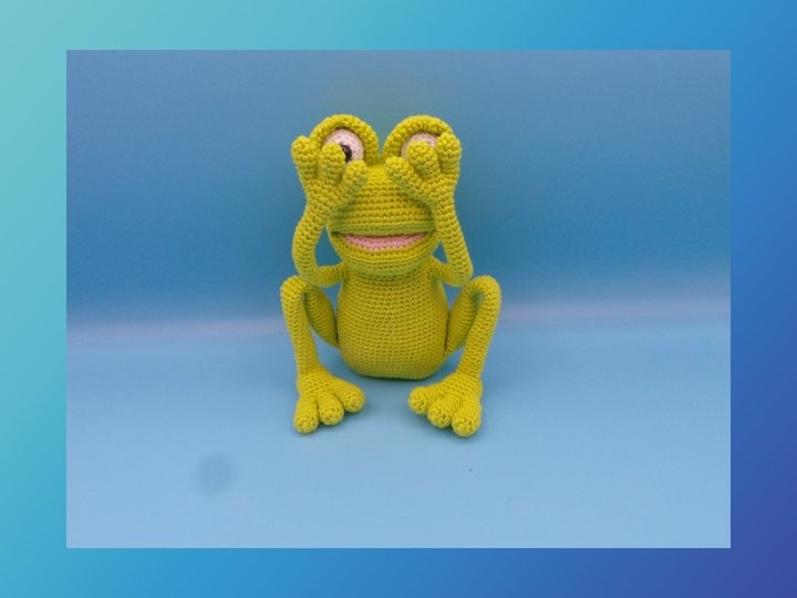Häkelanleitung Frosch Fridolin