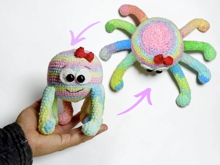 Crochet Pattern - Funny Spider