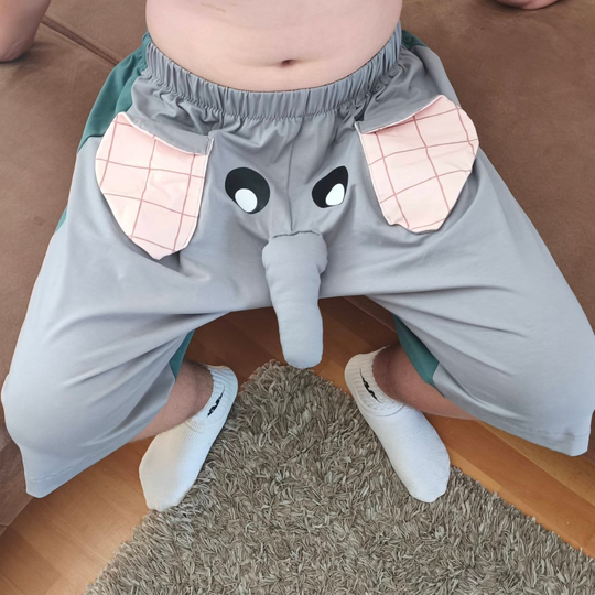 PDF Sewing Pattern Unisex Rüsseli Elephant Shorts XS–XXL for Women and Men