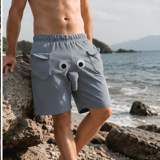 PDF Sewing Pattern Unisex Rüsseli Elephant Shorts XS–XXL for Women and Men