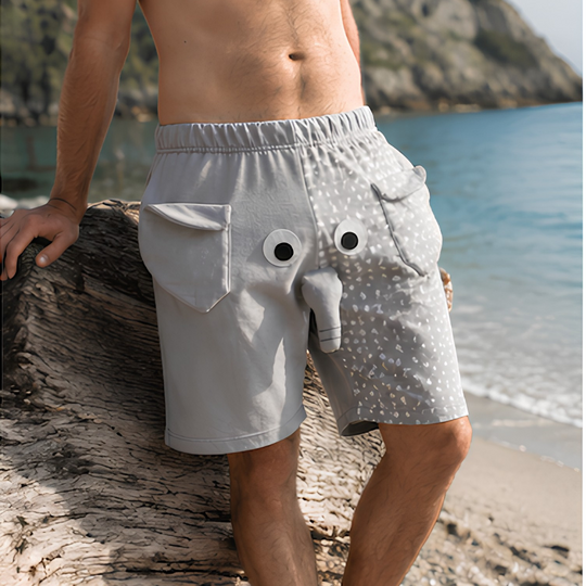 PDF Sewing Pattern Unisex Rüsseli Elephant Shorts XS–XXL for Women and Men
