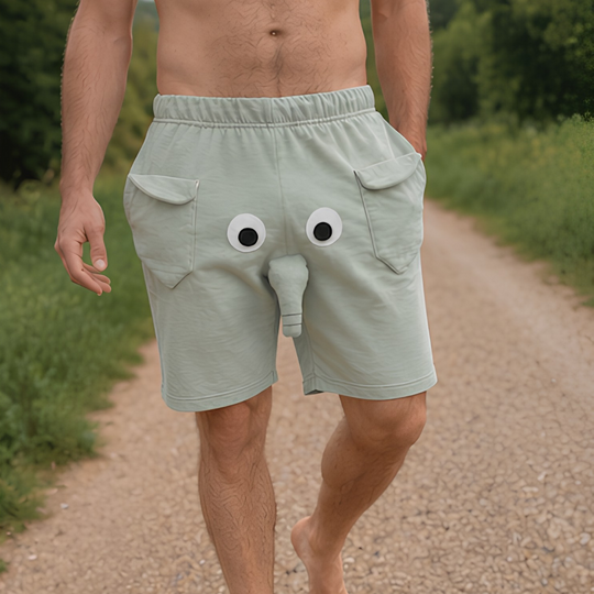 PDF Sewing Pattern Unisex Rüsseli Elephant Shorts XS–XXL for Women and Men