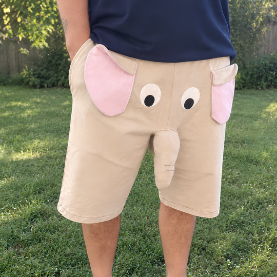 PDF Sewing Pattern Unisex Rüsseli Elephant Shorts XS–XXL for Women and Men