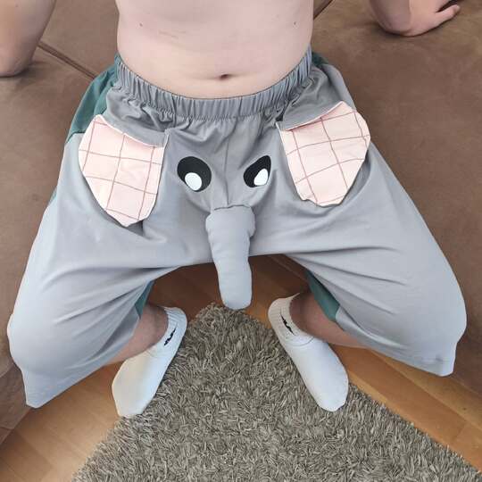 PDF Sewing Pattern Unisex Rüsseli Elephant Shorts XS–XXL for Women and Men