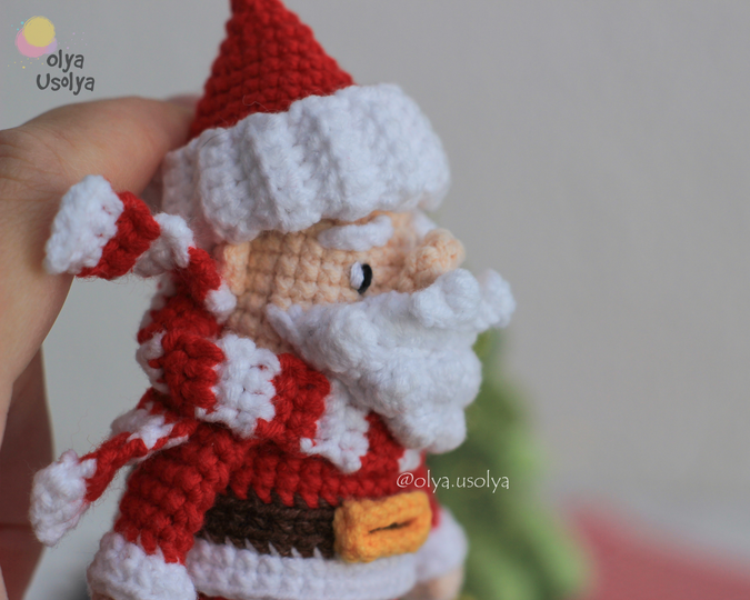 Tiny Santa Crochet Pattern - Christmas Amigurumi PDF