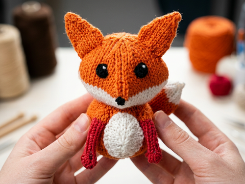 TeaCosyFolk's Fox Chocolate Orange Cosy Knitting Pattern