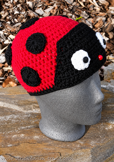 Crochet Pattern Ladybug Hat for Kids | QUICK & EASY crochet #1 - LadyBug