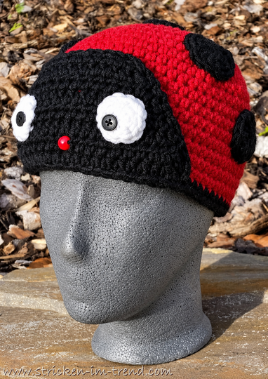 Crochet Pattern Ladybug Hat for Kids | QUICK & EASY crochet #1 - LadyBug