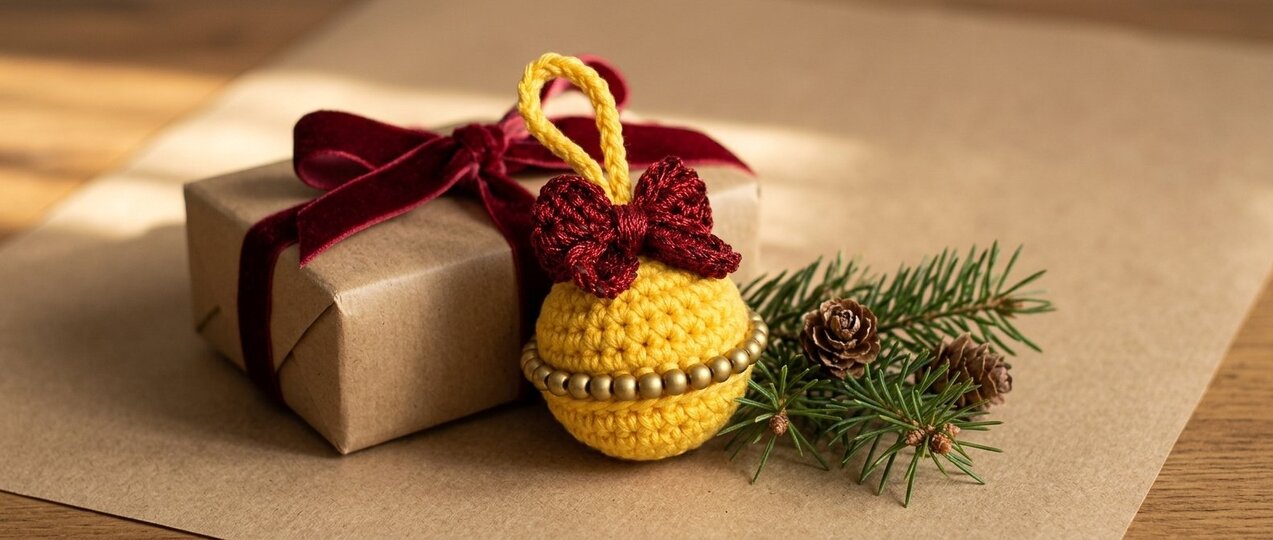 Crochet Pattern Christmas Bell “Jingle bells” with Bow
