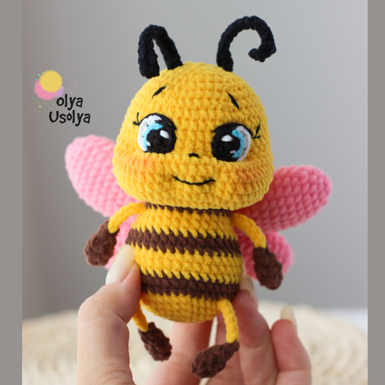 Buzzy Juju Plush Bee Amigurumi Crochet Pattern