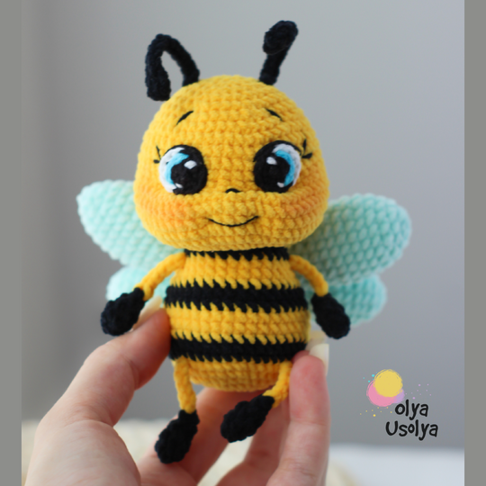 Buzzy Juju Plush Bee Amigurumi Crochet Pattern