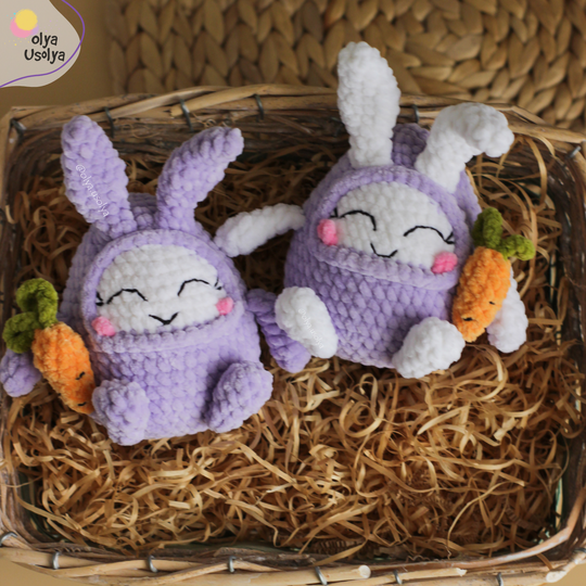 Little Farm Babies 3-in-1 Crochet Pattern - Chick, Bunny & Lamb