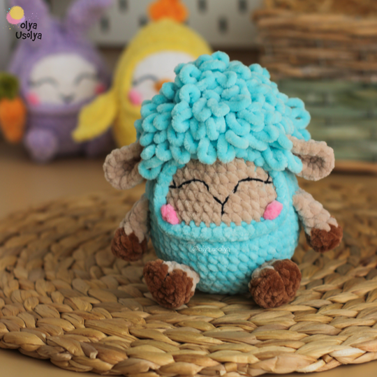 Little Farm Babies 3-in-1 Crochet Pattern - Chick, Bunny & Lamb