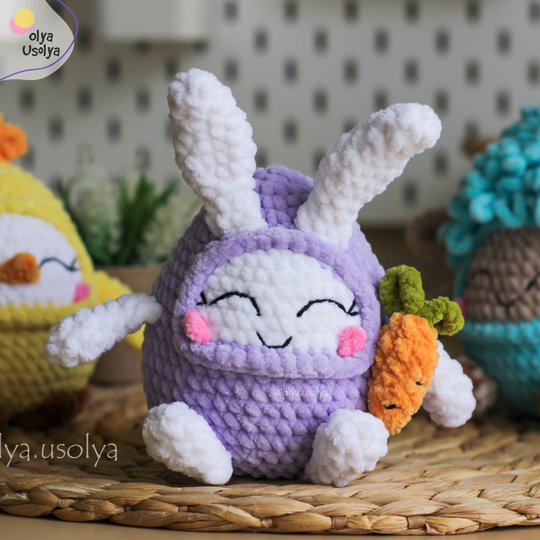 Little Farm Babies 3-in-1 Crochet Pattern - Chick, Bunny & Lamb