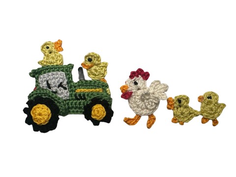 Tracotr mini Chicken crochet