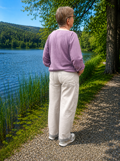Sewing Pattern INULA – Wide-Leg Barrel Cargo Jeans with Elastic Waistband