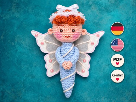 Häkelanleitung Fröhliche Engel