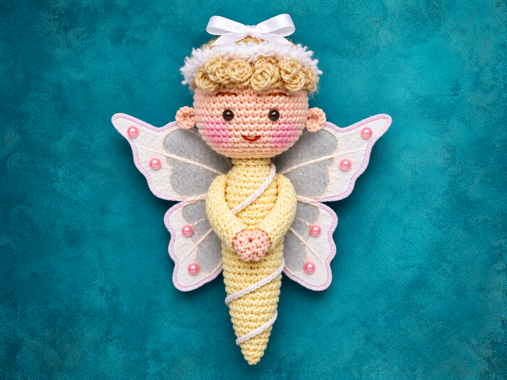 Fröhliche Engel häkeln – Amigurumi Häkelanleitung als PDF