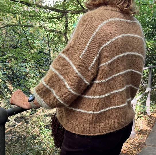 Strickjacke Eri – Strickanleitung Top-Down Damen Gr. 36–48