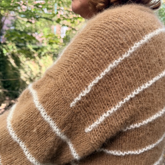 Strickjacke Eri – Strickanleitung Top-Down Damen Gr. 36–48