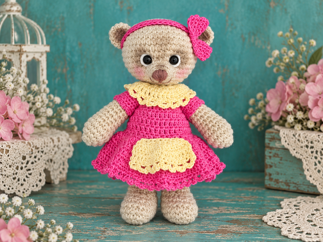 Lady Teddy – Crochet Pattern PDF - Image 3