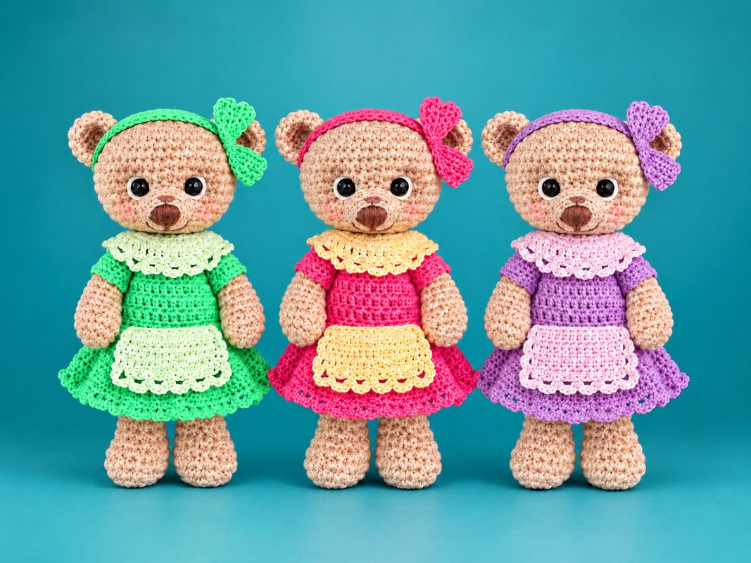 Crochet Pattern Lady Teddy - Image 2