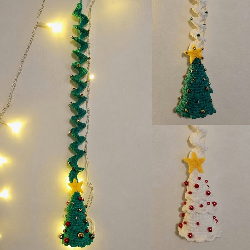 Häkelanleitung Weihnachtswirbel-Tannenbaum