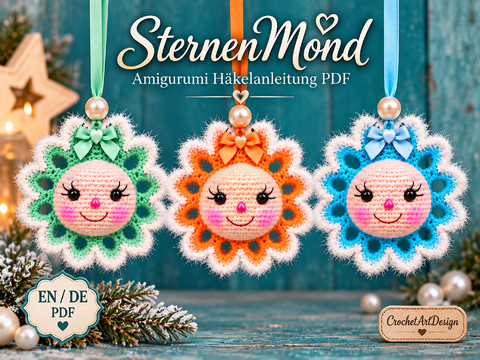 Crochet Pattern Starlight Moon