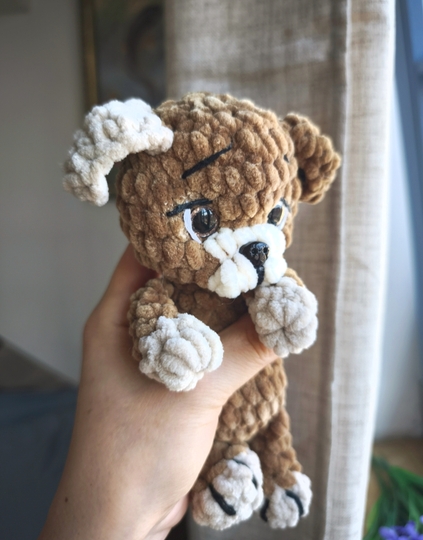 Crochet Pattern Puppy – Cute No-Sew Plush Dog