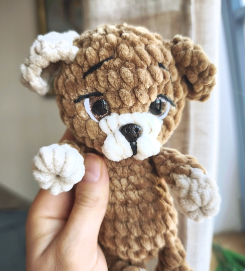 Crochet Pattern Puppy – Cute No-Sew Plush Dog