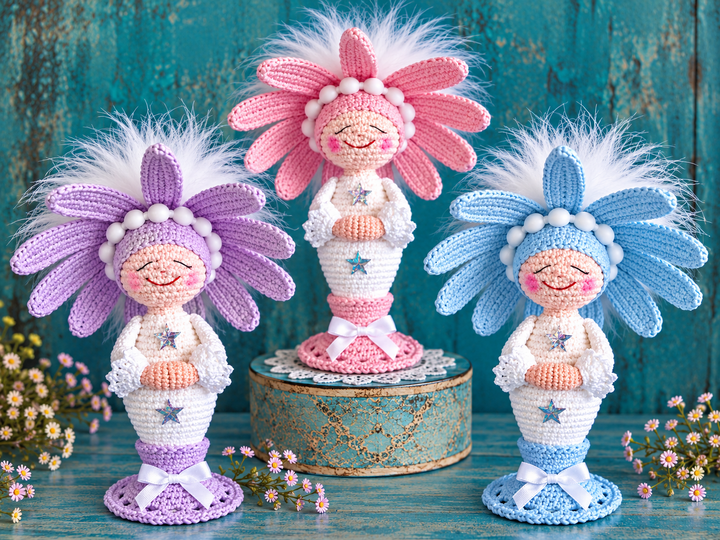 **Flower Fairies – Amigurumi Crochet Pattern PDF**