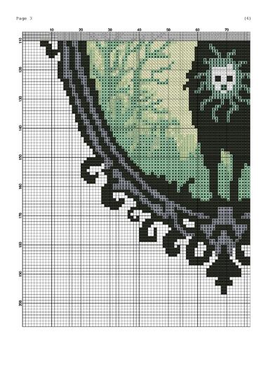 Mystic Forest Stag Cross Stitch Pattern – Counted Cross Stitch PDF Download