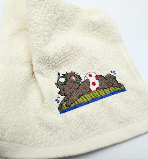 Stickdatei Sommerbär Vollstickdatei
