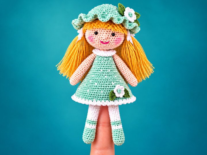 Häkelanleitung Lady Fingerpuppe PDF