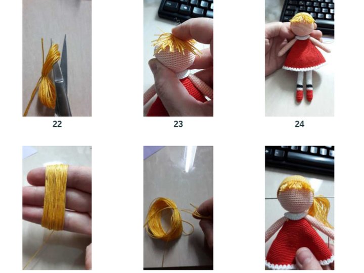 Häkelanleitung Lady Fingerpuppe PDF