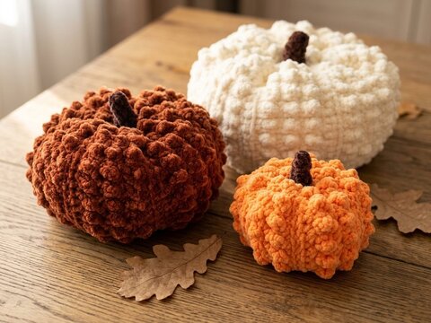 Crochet Pattern Pumpkin – Cozy Autumn Decor in 3 Sizes