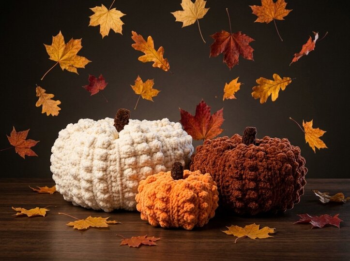 Crochet Pattern Pumpkin – Cozy Autumn Decor in 3 Sizes