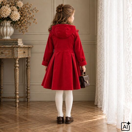 Schnittmuster Kindermantel Noemie Gr. 86-170