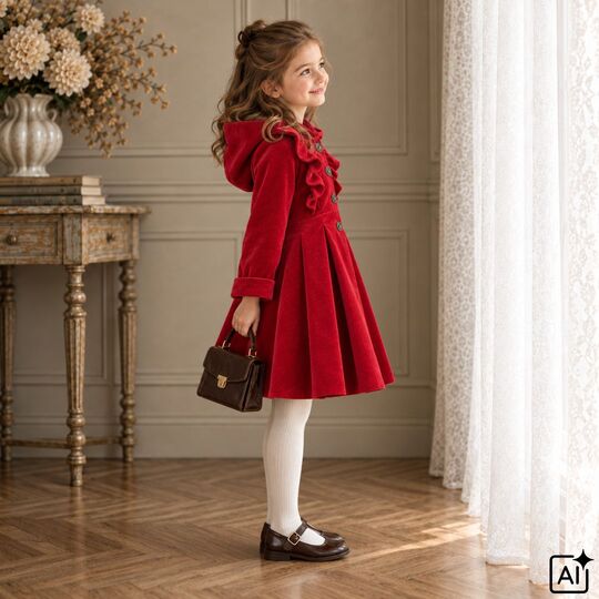 Schnittmuster Kindermantel Noemie Gr. 86-170