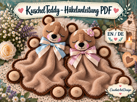 KuschelTeddy – Häkelanleitung als PDF