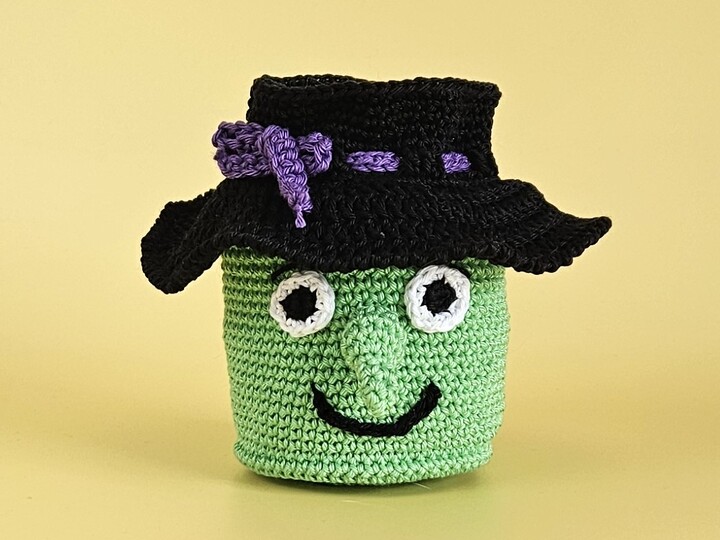 Halloween Geschenksäckchen 4er Set – Geist, Hexe, Kürbis & Strohmann