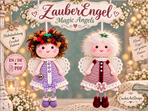 Magic Angels – Amigurumi Crochet Pattern PDF